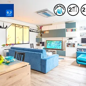 Appartement Parismyhome - Air Cond, 2 Showers, 2 Wc, Parijs